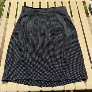 Black Polka Dot Skirt